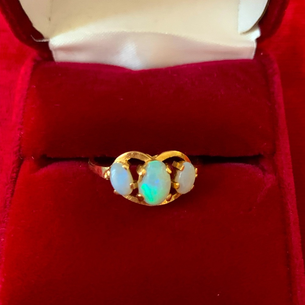14K and Opal Ring